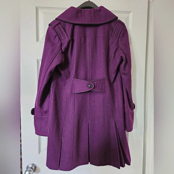 Dark Purple Guess Womens Coat - Picture 11 of 13